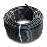 لفة أنابيب HDPE ضغط 10 بار PE 80 قطر خارجي 50 مم SDR 13.6 لون أسود