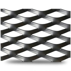 Hot Rolled Black Steel Expanded Metal Mesh Thickness 2.7 mm Width 2.44 m Length 4 m