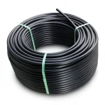 لفة أنابيب بلاستيك HDPE ضغط 10 بار PE 80 قطر خارجي 75 مم SDR 13.6 لون أسود