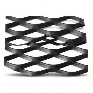 Hot Rolled Black Steel Expanded Metal Mesh Thickness 2.3 mm Width 2.44 m Length 3 m