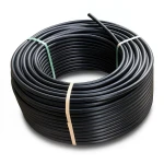 لفة أنابيب HDPE ضغط 10 بار PE 80 قطر خارجي 110 مم SDR 13.6 لون أسود