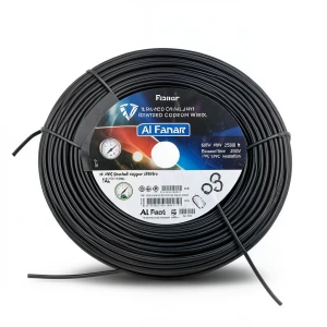 لفة سلك AWM نحاس مجدول 14 AWG، 600 فولت، عزل PVC، اسود، طول 2500 قدم | شركة الفنار