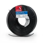 لفة سلك AWM نحاس مجدول 14 AWG، 600 فولت، عزل PVC، اسود، طول 2500 قدم | شركة الفنار