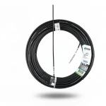 لفة سلك كهرباء AWM نحاس مجدول 12 AWG 600 فولت معزول PVC أسود 2500 قدم | شركة الفنار