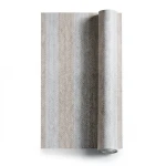 Wall Decoration Striped Design 10m x 0.53m Gray with Beige, Model 18311