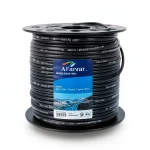 سلك كهرباء AWM نحاس مجدول 2 AWG 600 فولت معزول PVC أسود 2500 قدم | شركة الفنار