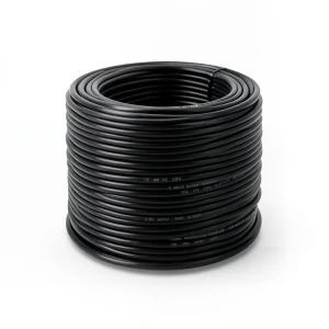 لفة سلك كهرباء AWM نحاس مجدول 1/0 AWG، 600 فولت، معزول PVC، أسود، 2500 قدم | شركة الفنار