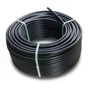 HDPE Polyethylene Coil Pipe Nominal Pressure 10 Bar PE 80 OD 25 mm SDR 13.6 Black
