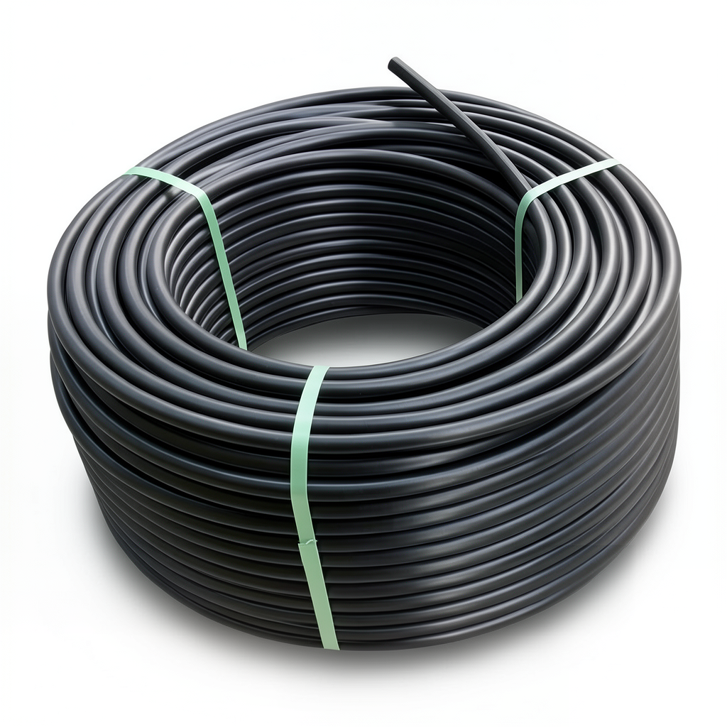 HDPE Polyethylene Plastic Coil Pipe Nominal Pressure 10 Bar PE 80 OD 40 mm SDR 13.6 Black