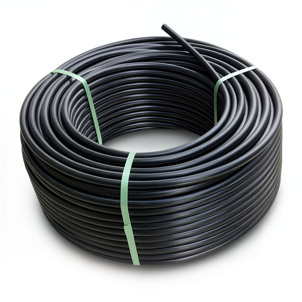 HDPE Coil Pipe PN 10 Bar PE 80 Outside Diameter 50 mm SDR 13.6 Black