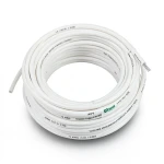 سلك كهرباء AWM نحاس مجدول 16 AWG، 600 فولت معزول PVC، أبيض، 2500 قدم | شركة الفنار