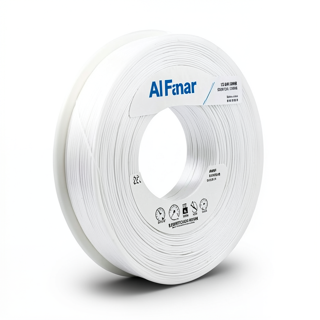 12 AWG Stranded Copper AWM Electrical Wire 600V PVC White 2500ft | Al Fanar