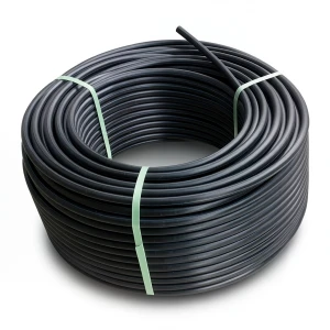 HDPE Plastic Coil Pipe PN 10 Bar PE 80 Outside Diameter 140 mm SDR 13.6 Black