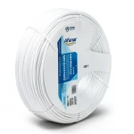 سلك AWM نحاس مجدول 10 AWG، 600 فولت، عزل PVC، ابيض، طول 2500 قدم | شركة الفنار
