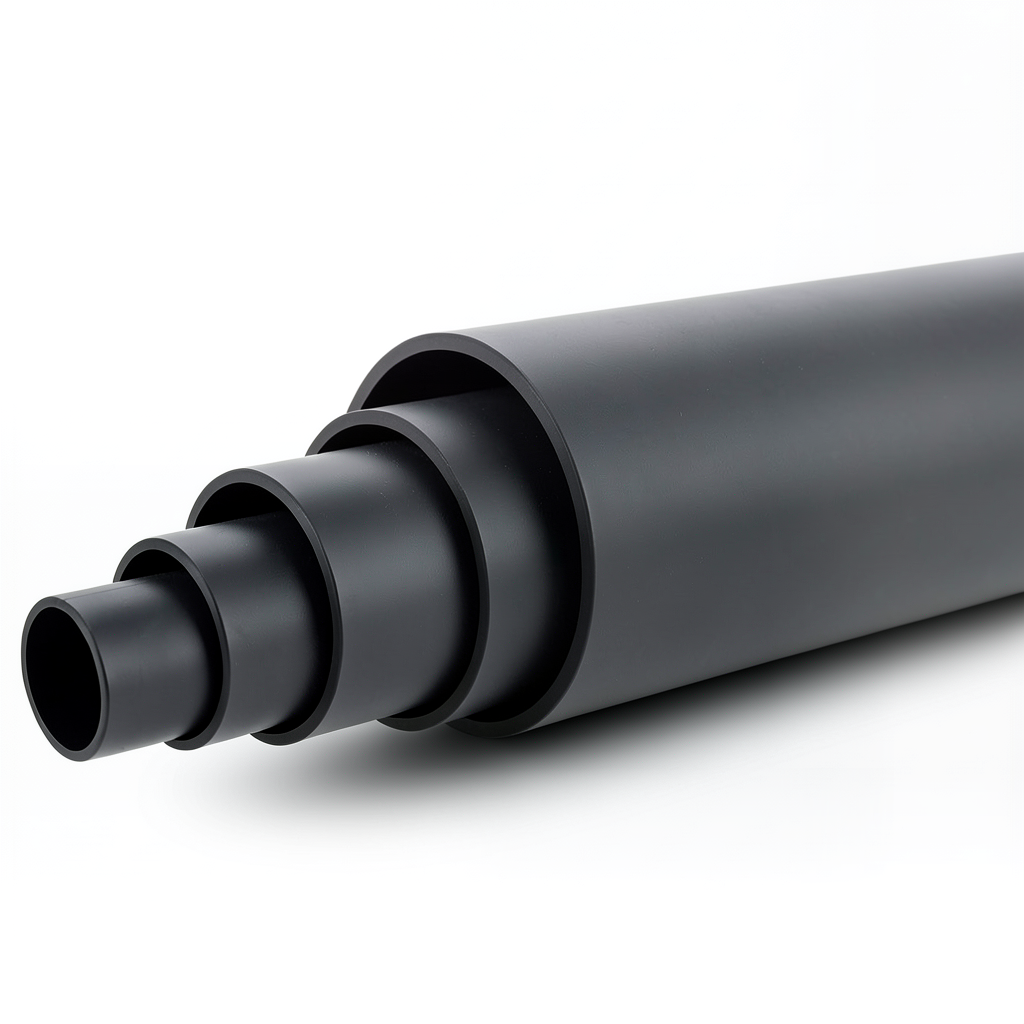 HDPE Plastic Pipe Nominal Pressure 10 Bar PE 80 OD 315 mm SDR 13.6 Black
