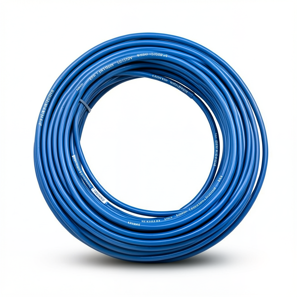 Flexible Copper Wire 1.5mm 450/750V Heat Resistant PVC Insulation, Blue | Al Fanar