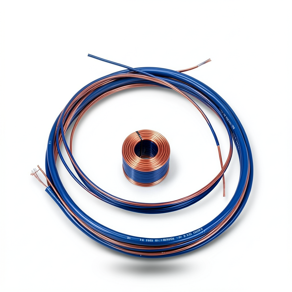 Flexible Copper Electric Wire Heat Resistant PVC Insulation, 6 sq mm, 450/750V, Blue | Al Fanar