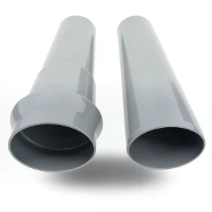 UPVC Pipe Sewer Size 315 mm Thickness 7.7 mm Gray Color