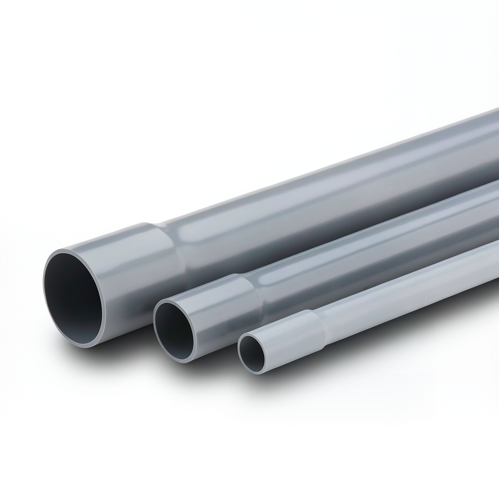 UPVC Plastic Pipes 25 mm Size 1.9 mm Thickness 16 Bar Pressure Grey Color