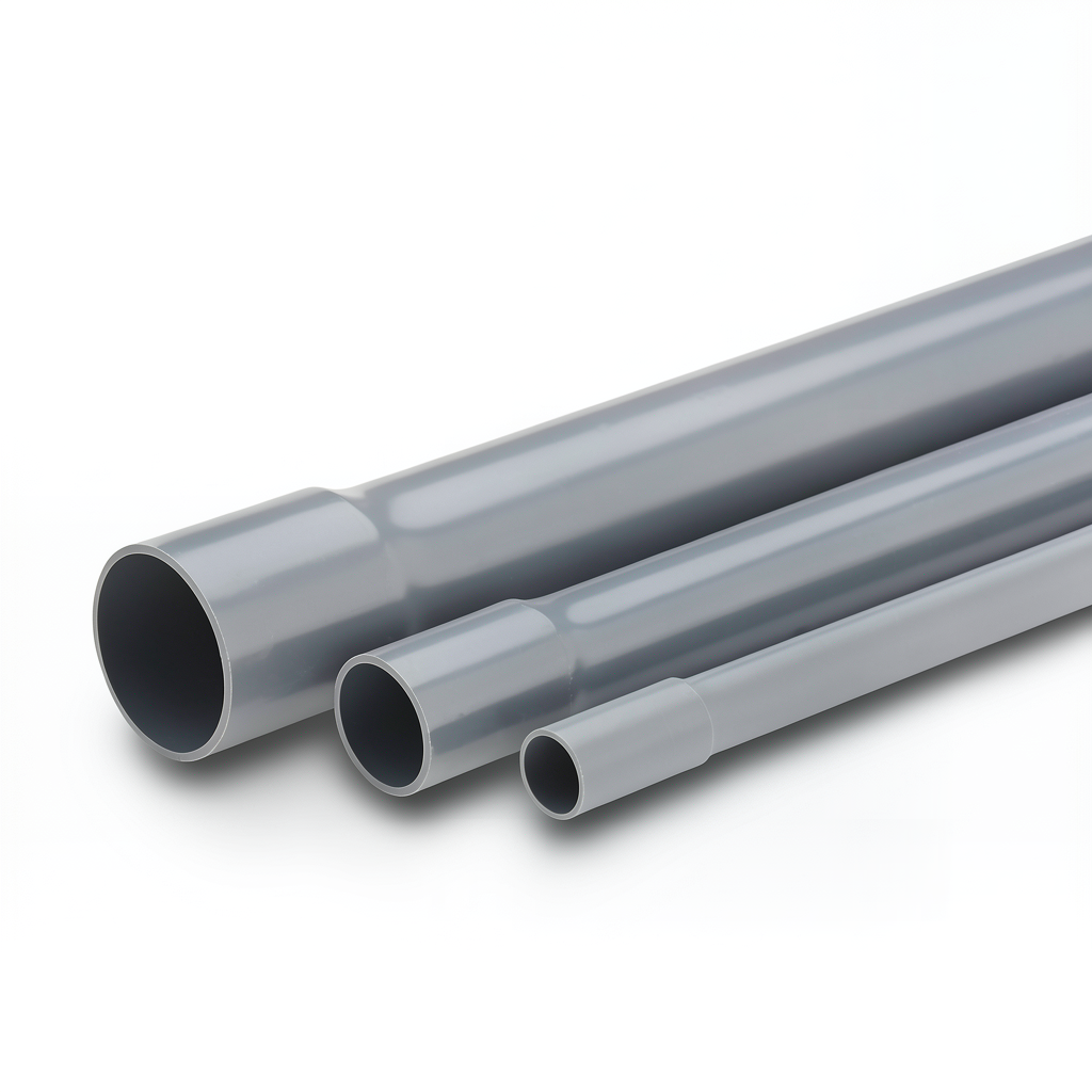 UPVC Plastic Pipes Class 5 Outside Diameter 75 mm Thickness 5.60 mm Gray Color