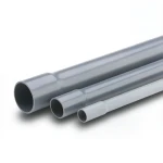 UPVC Plastic Pipes 16 Bar Pressure 90 mm OD 6.70 mm Thickness Gray Color