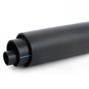 HDPE Pipe Nominal Pressure 10 Bar PE 80 OD 200 mm SDR 13.6 Black