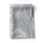 Italian Wallpaper Floral Design Gray Color, Size 10m x 0.73m, Model 125011