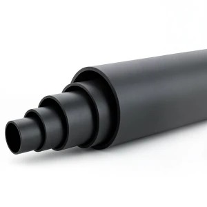 مواسير HDPE ضغط 10 بار PE 80 قطر خارجي 450 مم SDR 13.6 لون أسود