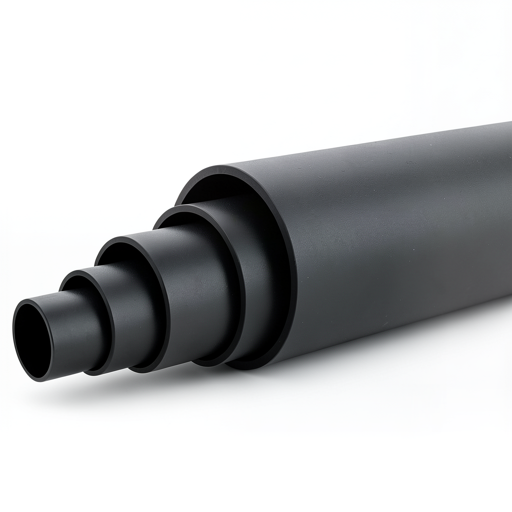 HDPE Pipe Nominal Pressure 10 Bar PE 80 OD 450 mm SDR 13.6 Black