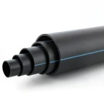 أنابيب HDPE ضغط 10 بار [PE 80] قطر خارجي 500 مم SDR 13.6 لون أسود