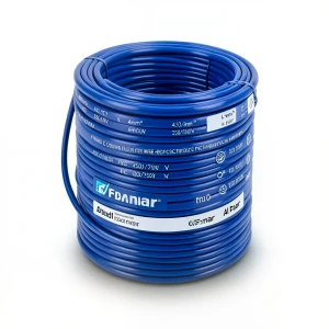 Flexible Copper Electrical Wire 4mm2 Heat Resistant PVC Insulation 450/750V, Blue | Al Fanar