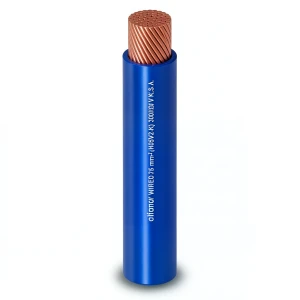 Flexible Copper Electrical Wire Heat Resistant PVC Insulated 16mm2, 450/750V, Blue | Al Fanar