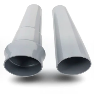 مواسير UPVC لأنظمة الصرف الصحي مقاس 250 مم سمك 6.1 مم لون رمادي