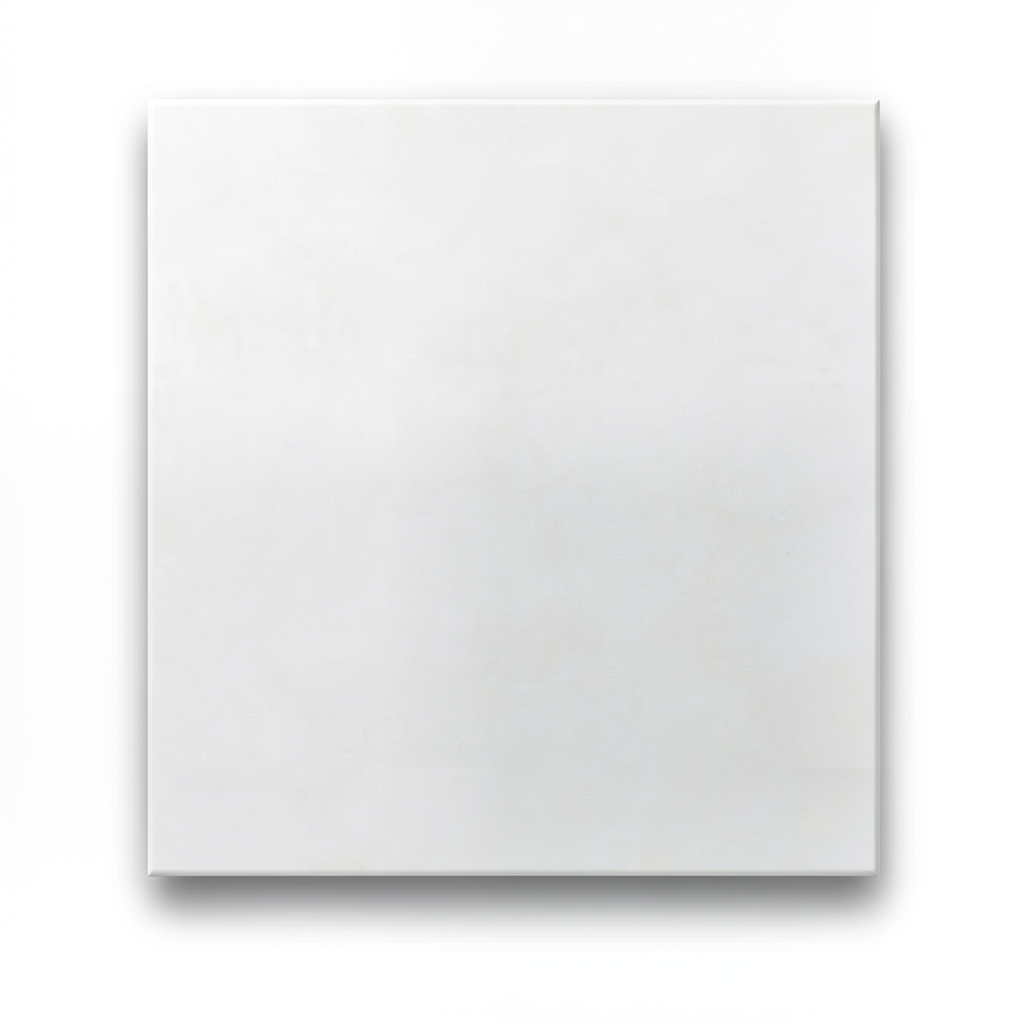 Porcelain Flooring 10 mm Thickness, 60x60 cm Size, White, Milano Design