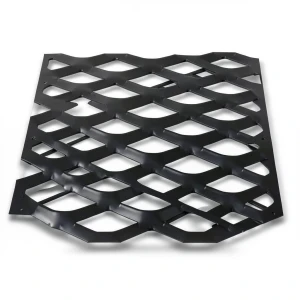 Hot Rolled Black Steel Expanded Metal Mesh Thickness 2.8 mm Width 2.44 m Length 2 m
