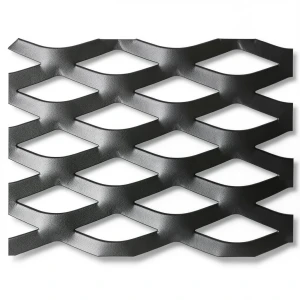 Hot Rolled Black Steel Expanded Metal Mesh Thickness 2.8 mm Width 2.44 m Length 4 m