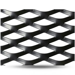 Hot Rolled Black Steel Expanded Metal Mesh Thickness 2.8 mm Width 2.44 m Length 4 m