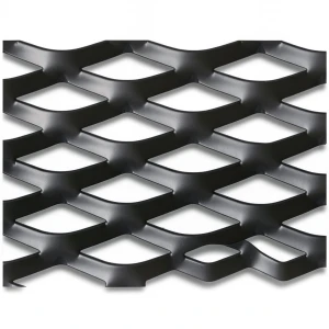 Hot Rolled Black Steel Expanded Metal Mesh Thickness 2.8 mm Width 2.44 m Length 5 m