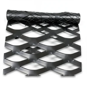 Hot Rolled Black Steel Expanded Metal Mesh Thickness 3 mm Width 2.44 m Length 2 m