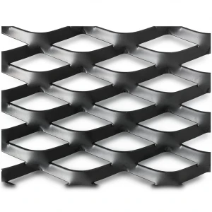 Hot Rolled Black Steel Expanded Metal Mesh Thickness 3 mm Width 2.44 m Length 3 m