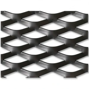 Hot Rolled Black Steel Expanded Metal Mesh Thickness 3 mm Width 2.44 m Length 7 m