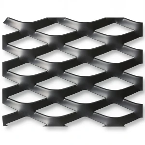 Hot Rolled Black Steel Expanded Metal Mesh Thickness 3.8 mm Width 2.44 m Length 2 m