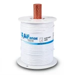 سلك كهرباء AWM نحاس مجدول 8 AWG 600 فولت معزول PVC أبيض 2500 قدم | شركة الفنار