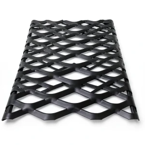 Hot Rolled Black Steel Expanded Metal Mesh Thickness 3.8 mm Width 2.44 m Length 7 m