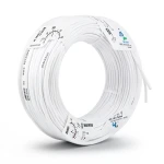 لفة سلك كهرباء AWM نحاس مجدول 4 AWG 600 فولت معزول PVC أبيض 2500 قدم | شركة الفنار