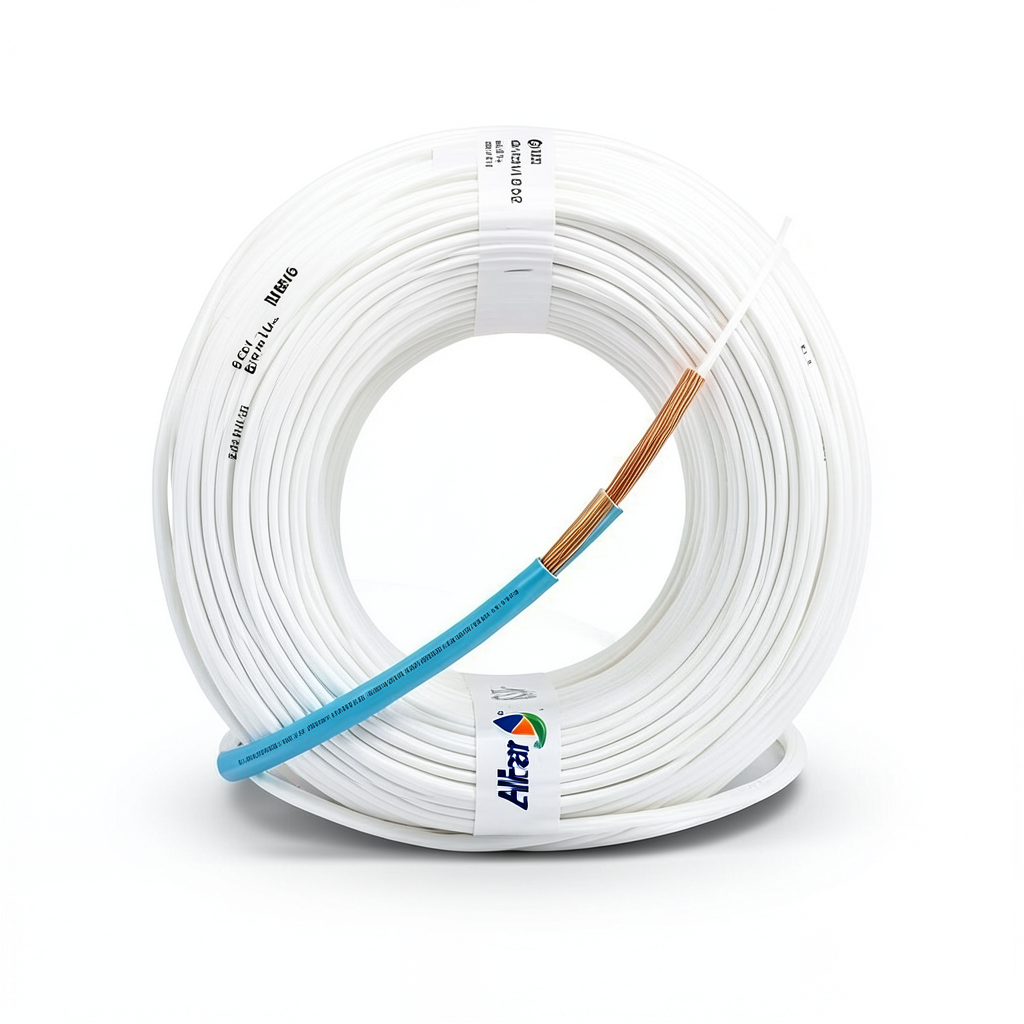 6 AWG Stranded Copper AWM Electric Wire 600V PVC Insulation White 2500ft | Al Fanar