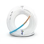 لفة سلك AWM نحاس مجدول 6 AWG 600 فولت عزل PVC أبيض طول 2500 قدم | شركة الفنار