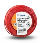 سلك مفرد AWM نحاس مجدول 600 فولت، 14 AWG، عزل PVC أحمر، 2500 قدم | شركة الفنار