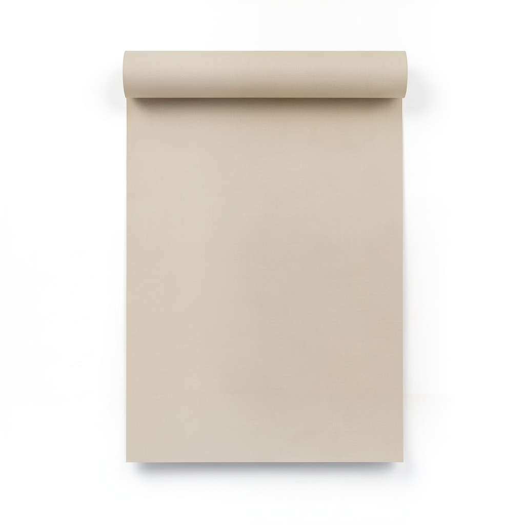 Plain Wallpaper Beige Color 10 m x 0.53 m, Model 18346