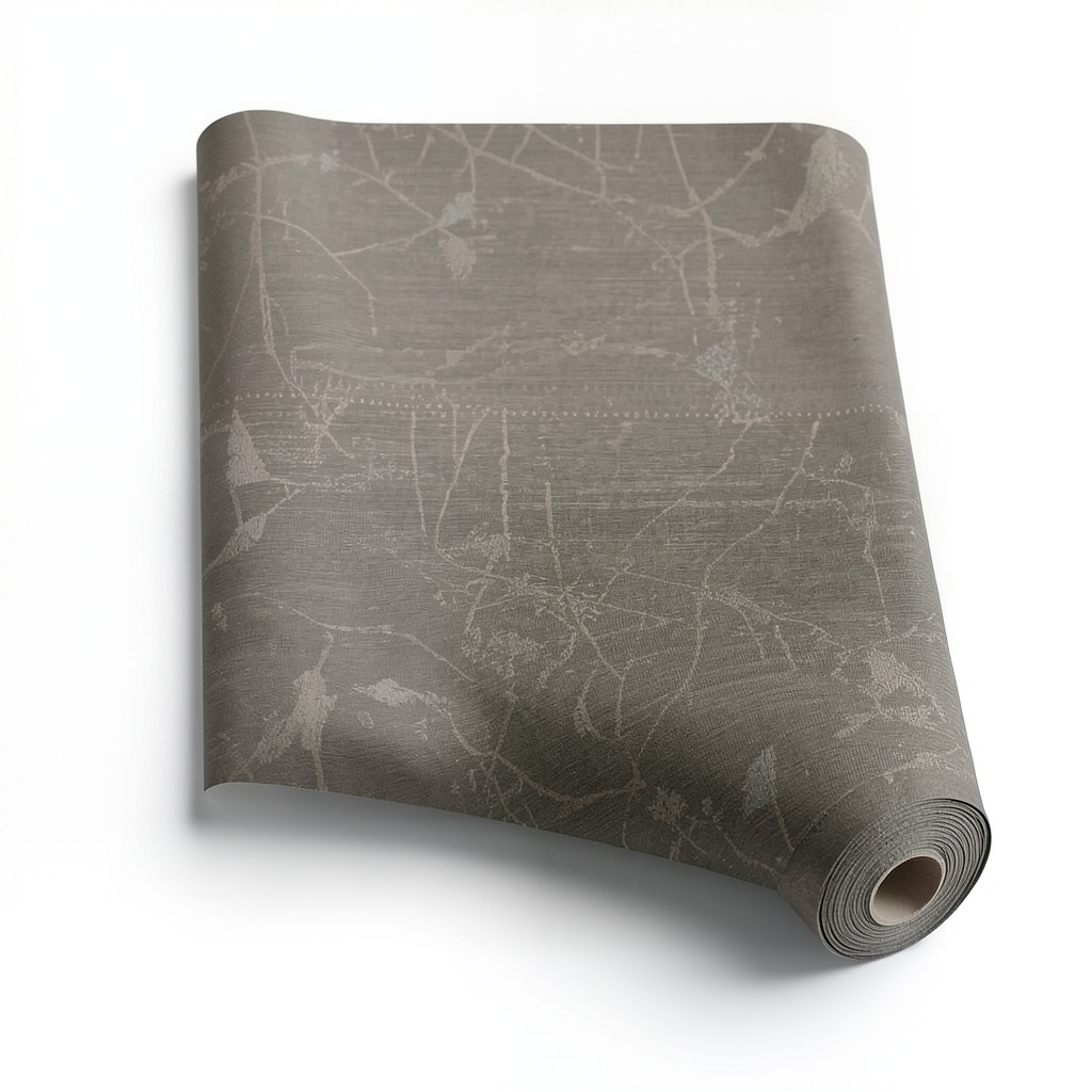 Italian Wallpaper Patterned Design Dark Beige, Size 10m x 0.73m, Model 125025